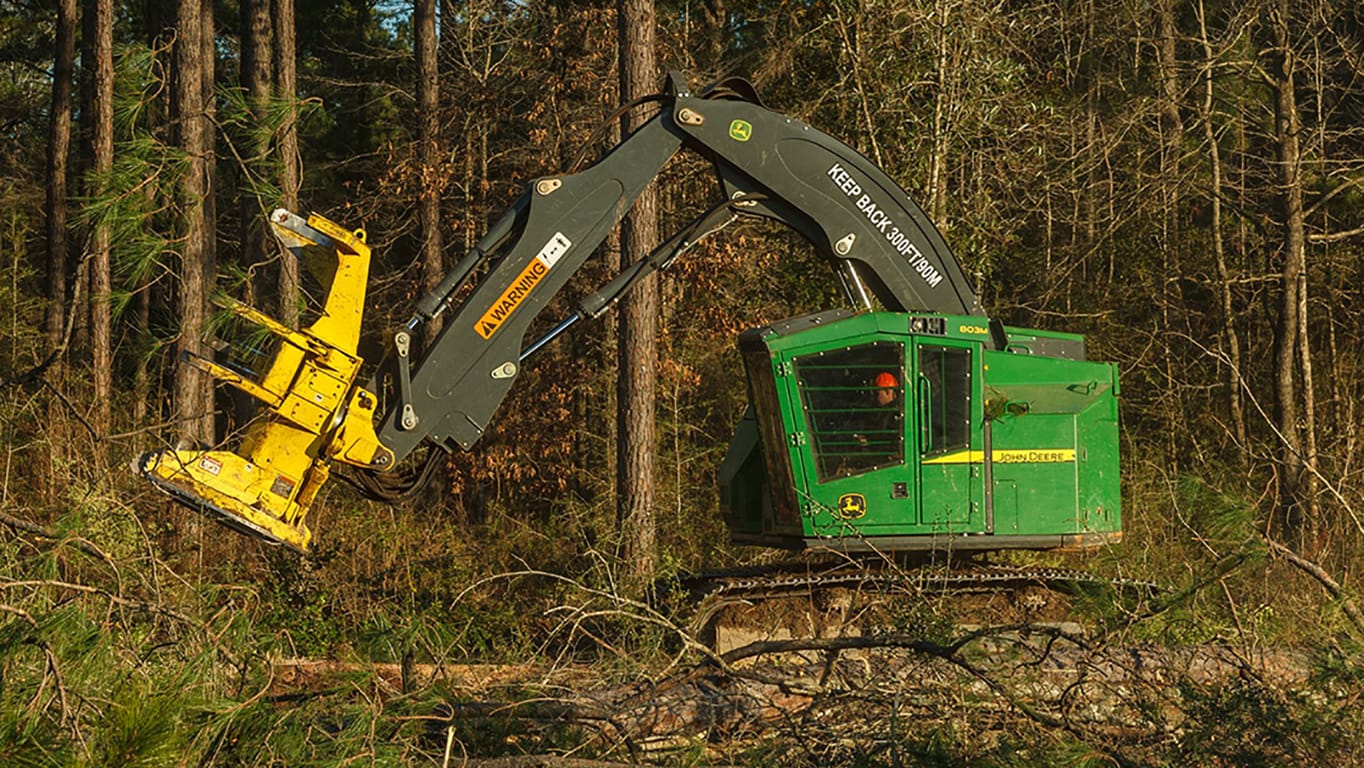 John Deere 803M feller-buncher