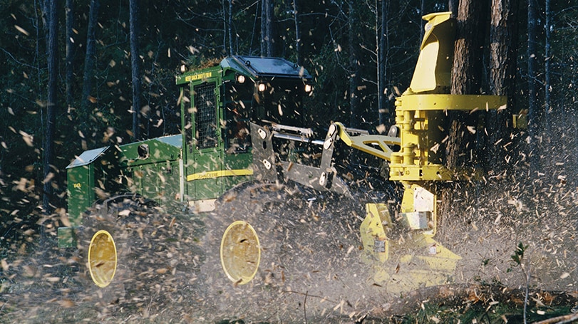 FD22B Felling Head in the field