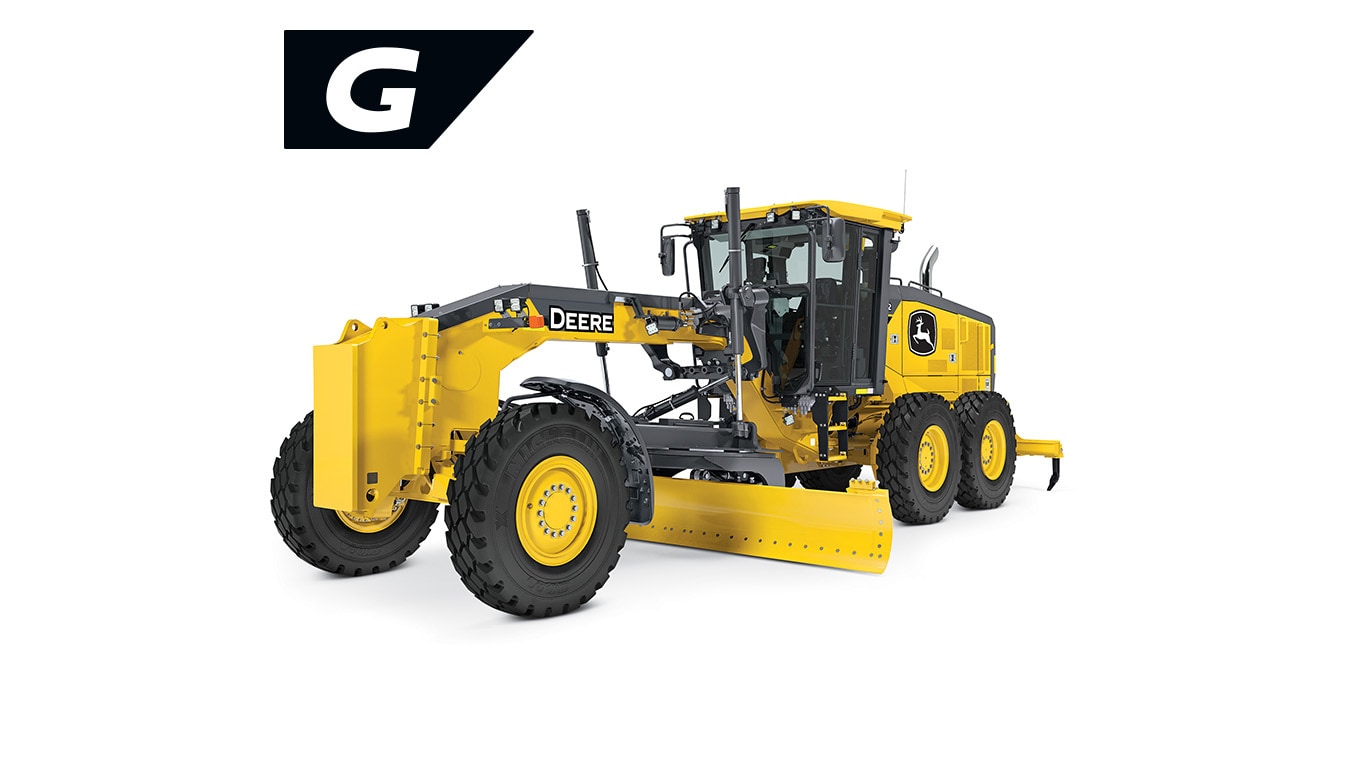 left front facing 622g motor grader