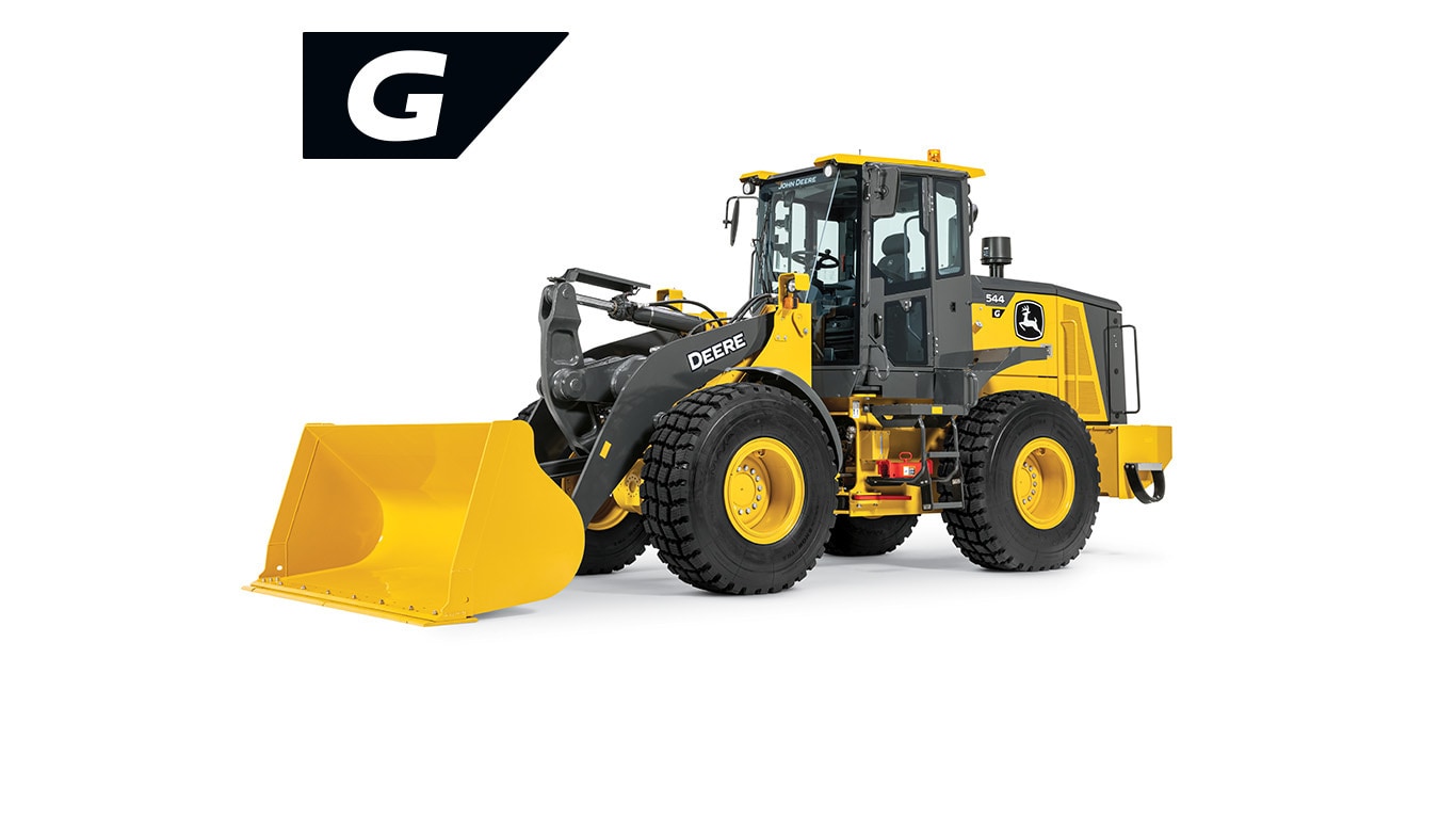 John Deere 544 G-Tier Mid-Size Wheel Loader - Powerful Loading Equipment