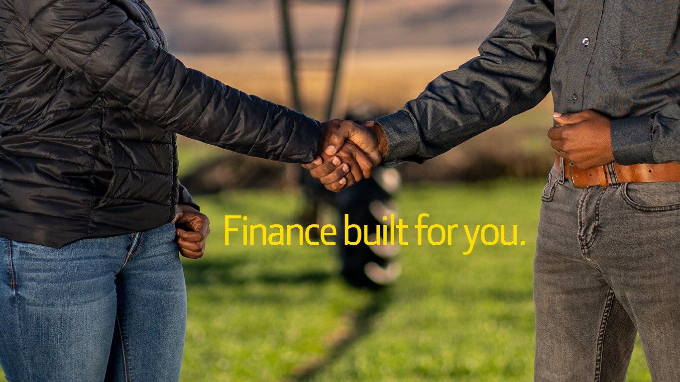 John Deere Sub-Saharan Financing Details - Select Your Interest Rate! A 50% deposit could get you an interest rate saving of up to prime minus 5% to buy yourself any new John Deere product.