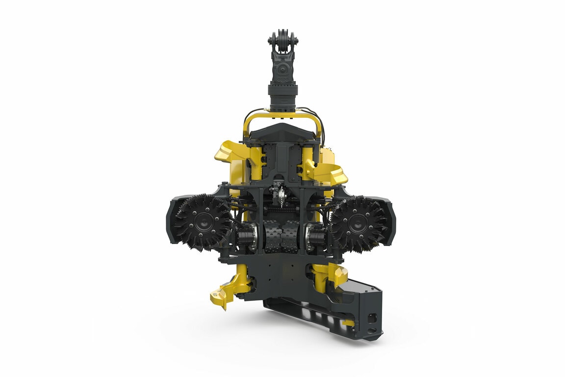 H427 harvester head front