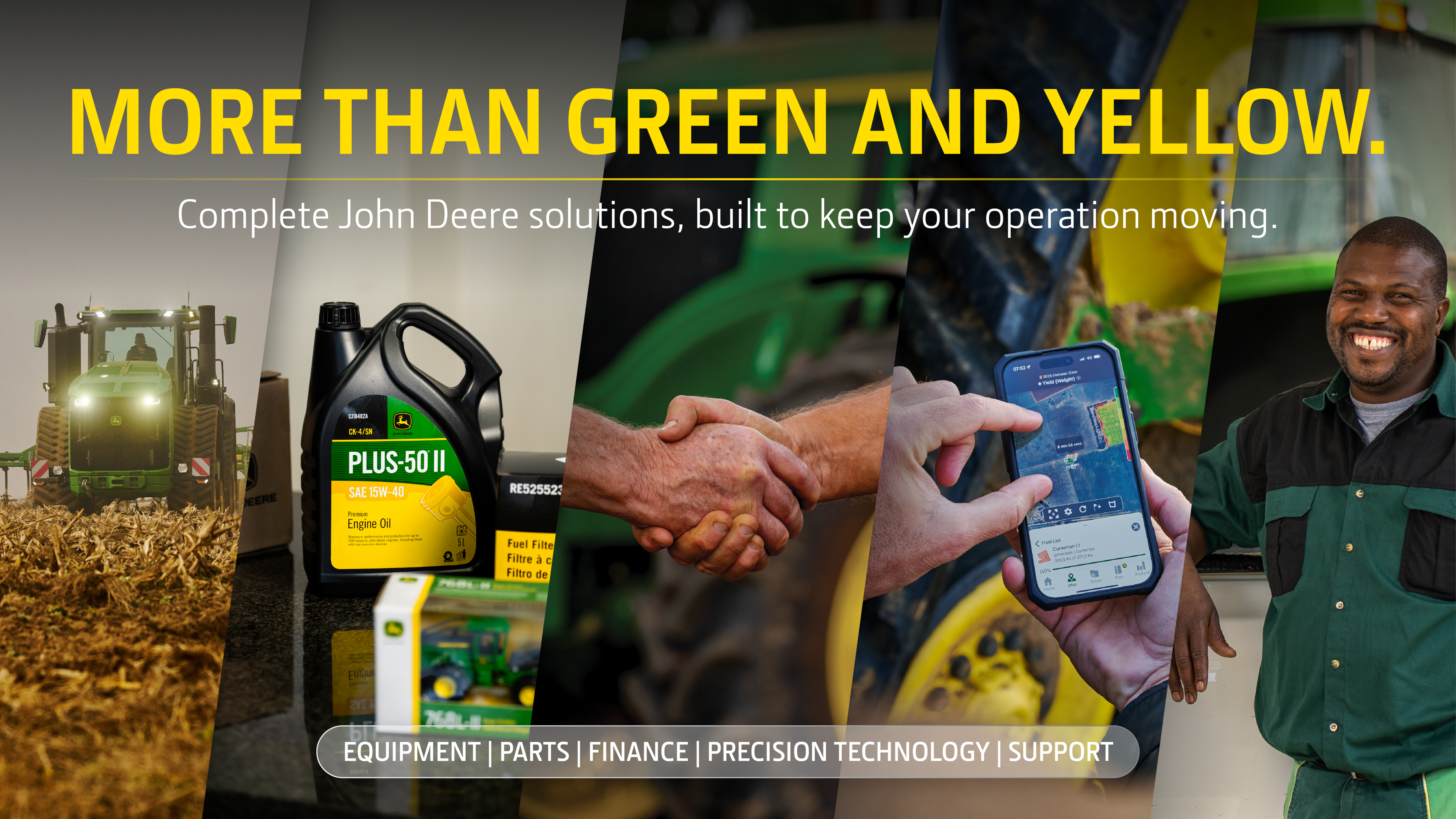 More than green and yellow