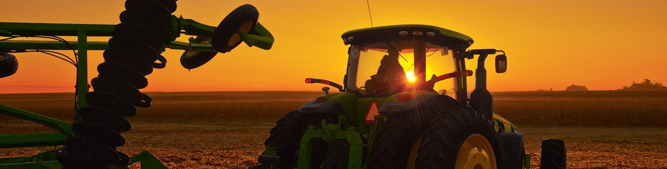 John Deere Tractor In Field