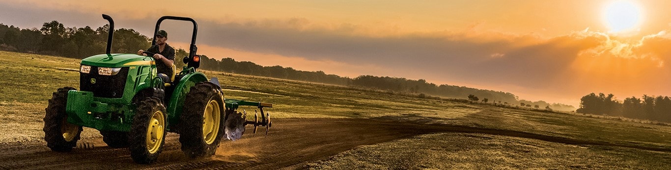 John Deere Tractor In Field