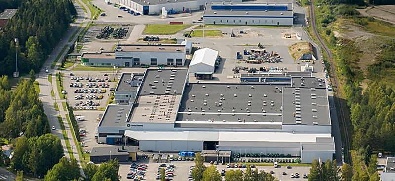 Joensuu forest machine factory and the GreenPark