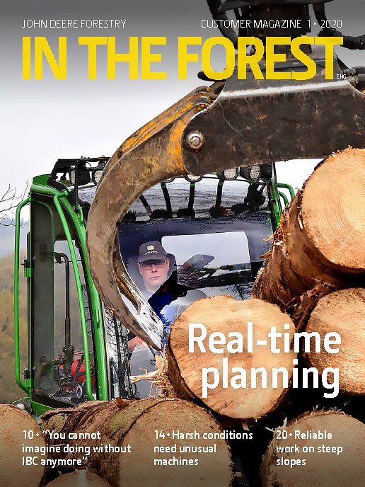 In The Forest customer magazine 1/2020 cover page