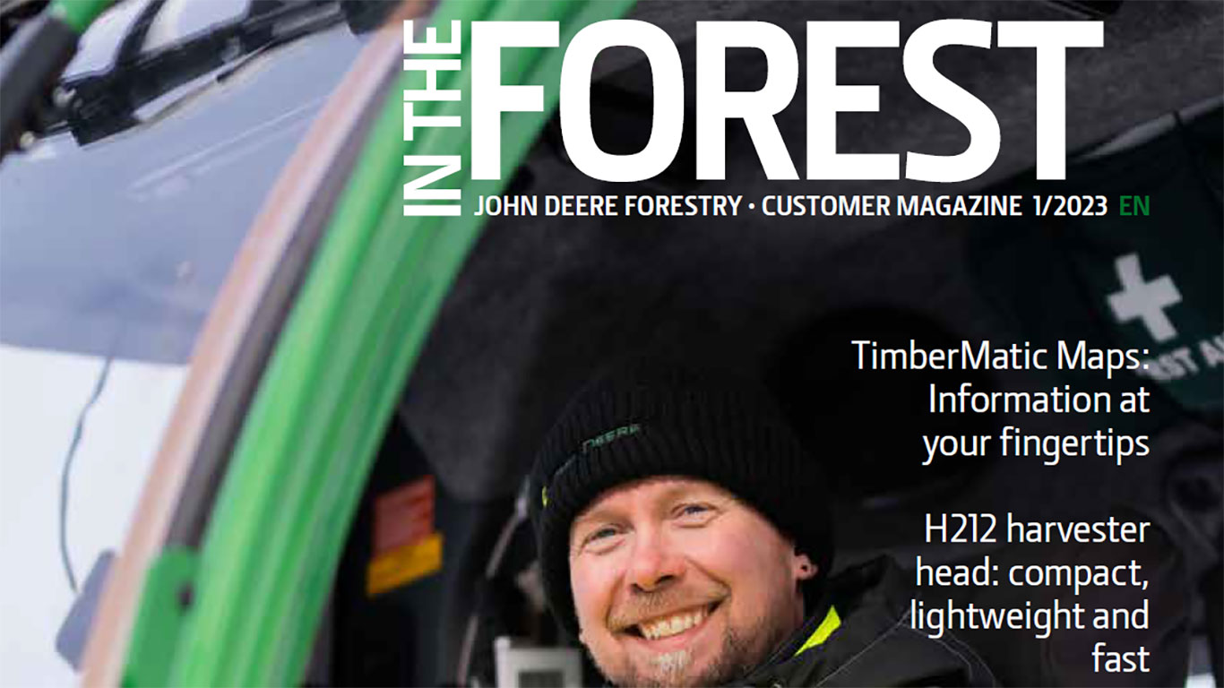 The cover of the In The Forest magazine 1/2023