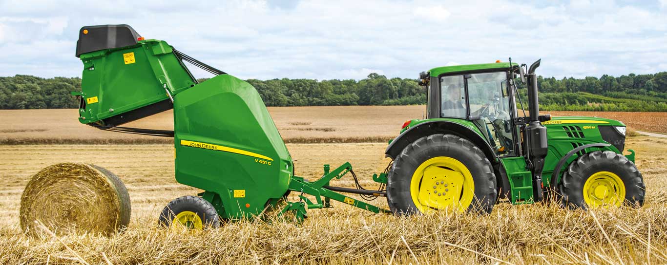 John Deere baler