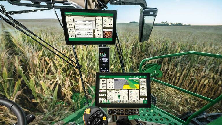 Precision Ag, G5 Displays, The display screen is large and so are the symbols on it