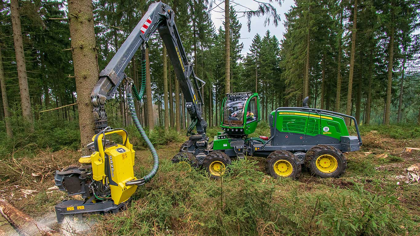 John Deere 1270G with H425HD