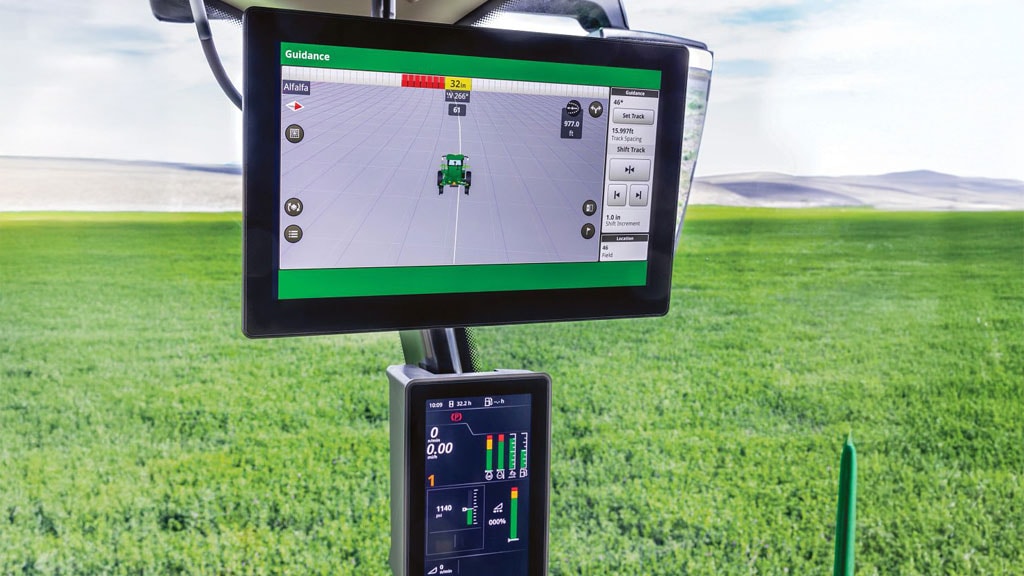 The g5 display inside the cab.